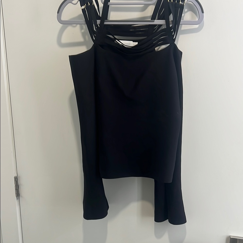 Jonathan Simkhai Black Strappy Top